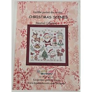Les Petites Croix de Lucie Christmas Scene Cross Stitch Pattern Chart DMC Sealed